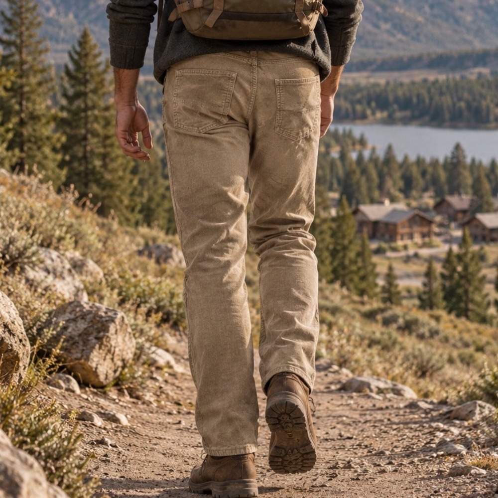 Patagonia Mens Regular Fit Organic Cotton Corduroy Pants Tan Brown 34x32 V2